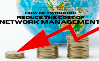 How networking reduce the cost of network management?